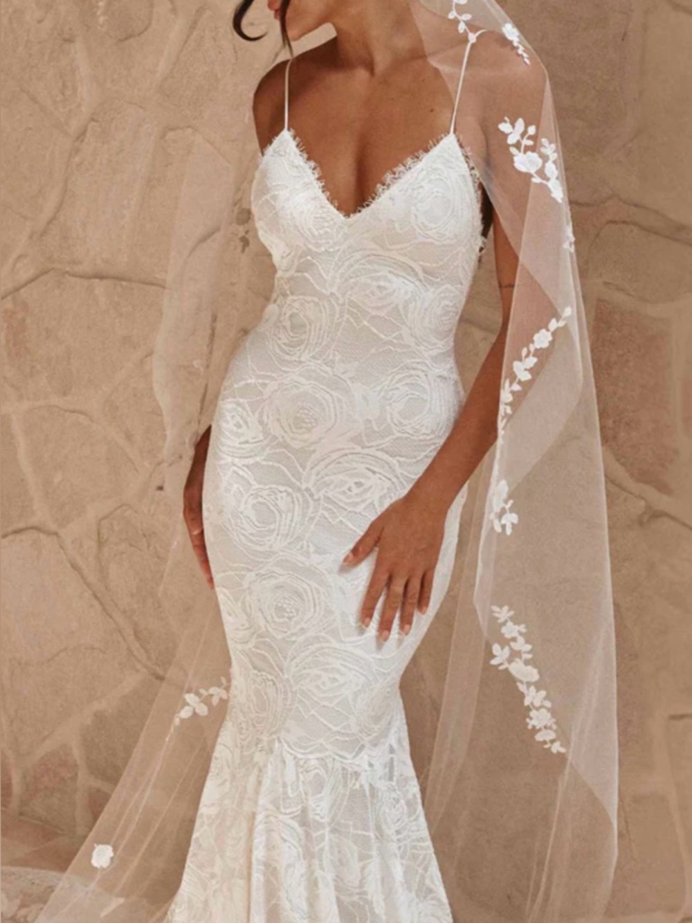 Grace Loves Lace - Clo Ivory Lace Wedding Dress in SMALL